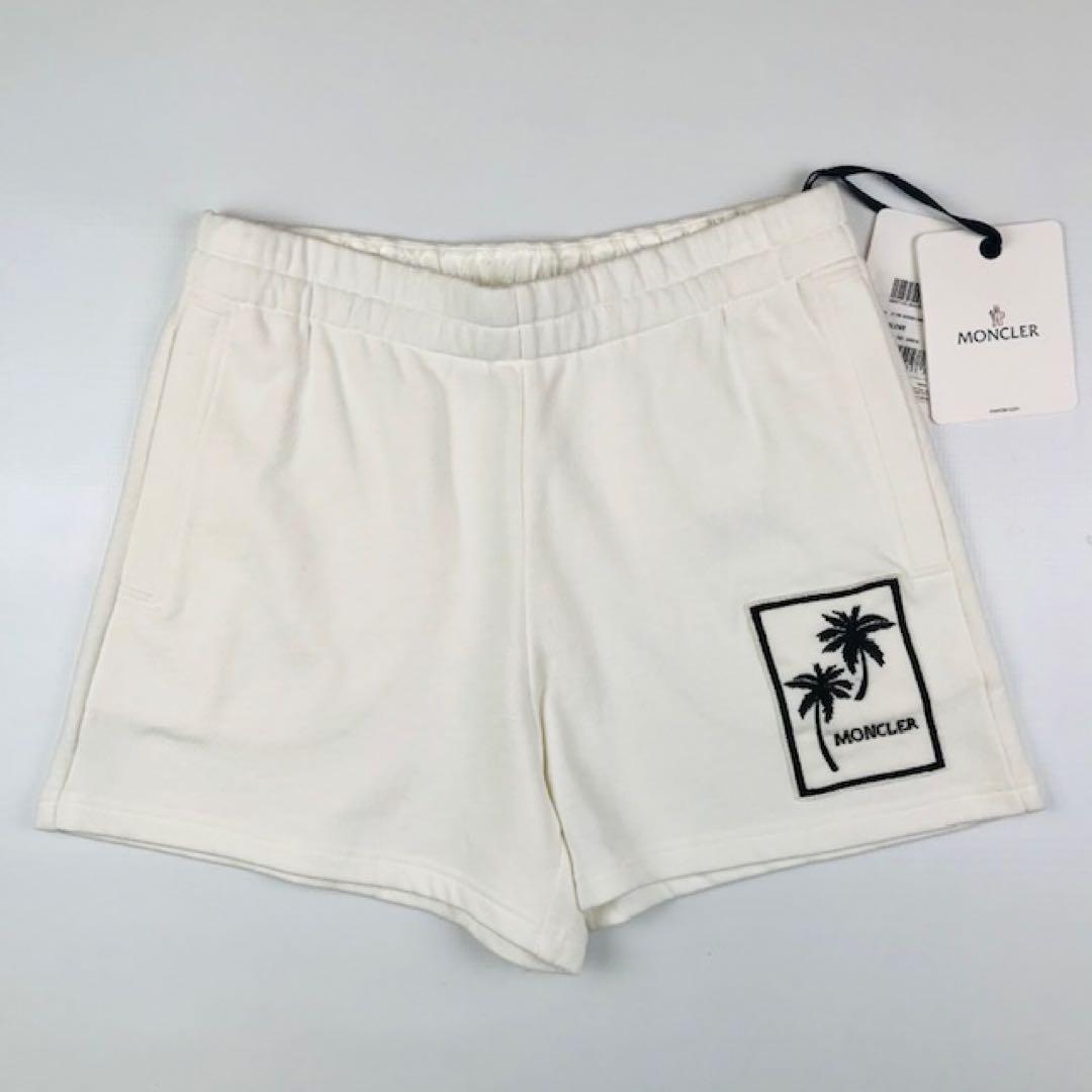 新品未使用★モンクレール・ラインストーンワッペン付 ショートパンツ(S)