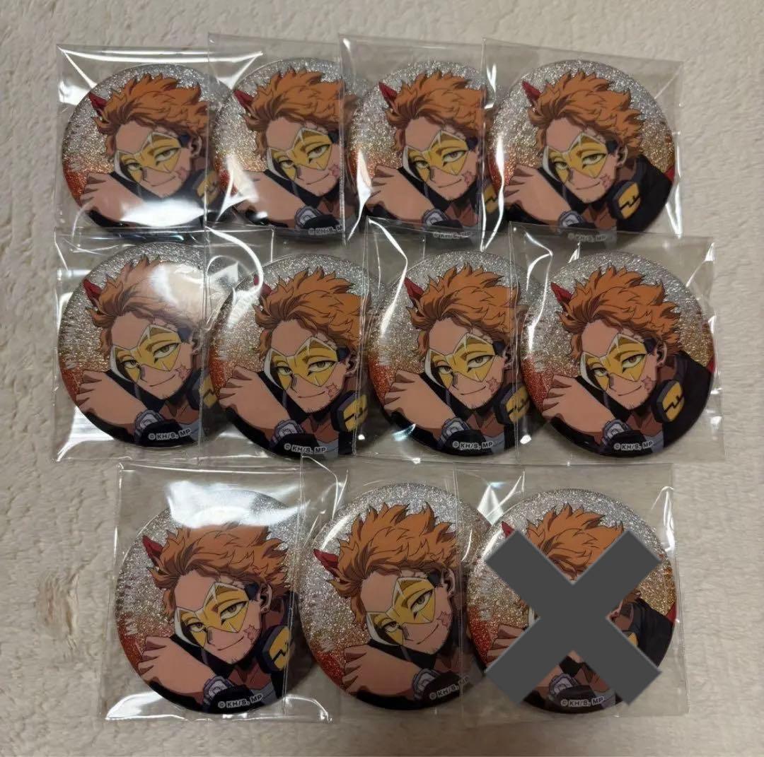 ホークス　ヒロアカ　グリッターカンバッジ