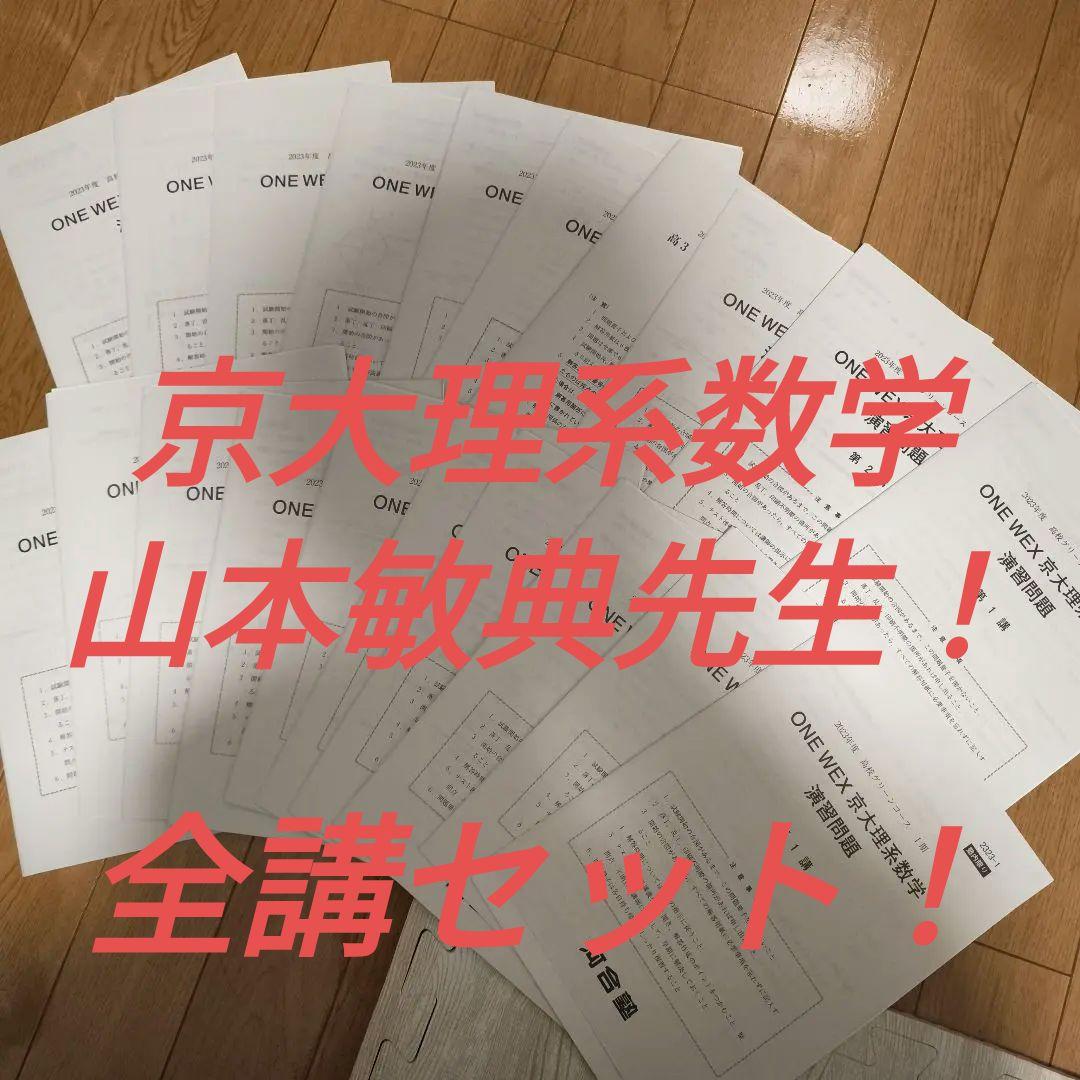【超貴重！未使用品！】ONE WEX 京大理系数学 山本敏典先生！