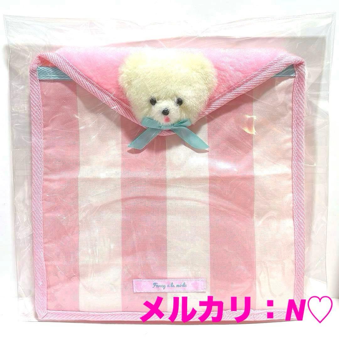 ファンシーアラモード＊kuma付きクリアポーチ＊マルチケース＊フラップポーチ