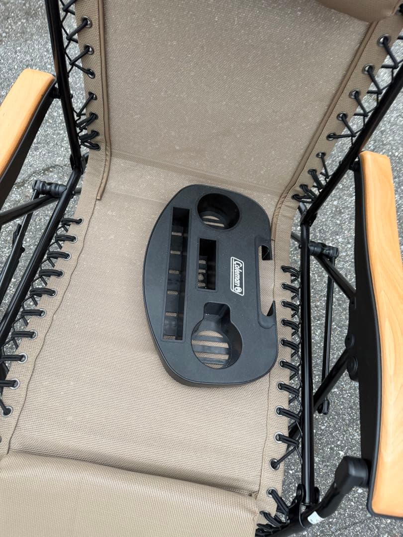 【極美品】コールマン インフィニティチェア マックス（トープ）上位モデル　日よけ