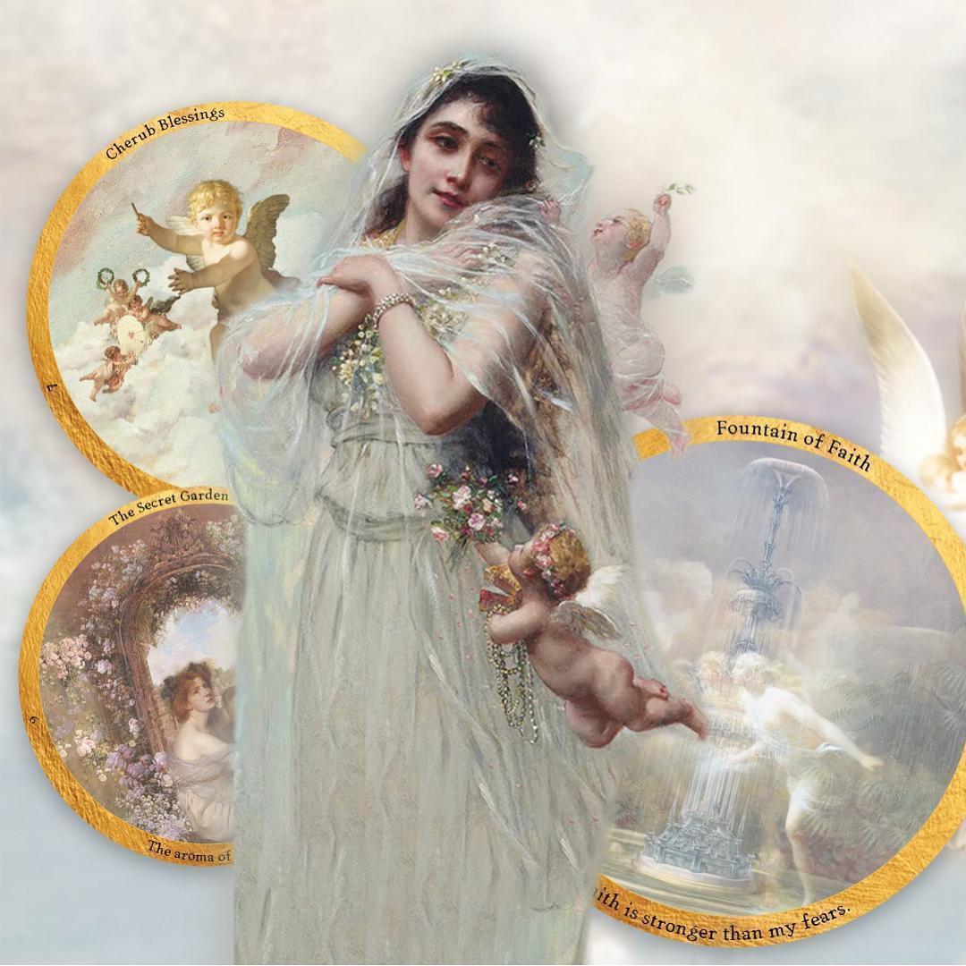 【発売したばかりの最新作海外デッキ】メーカー正規品✨天使界のオラクル／サークル型