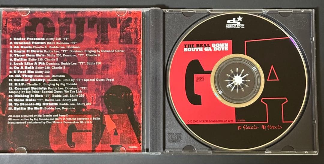 洋楽 THE REAL DOWN SOUTH GA BOYS CD g-rap