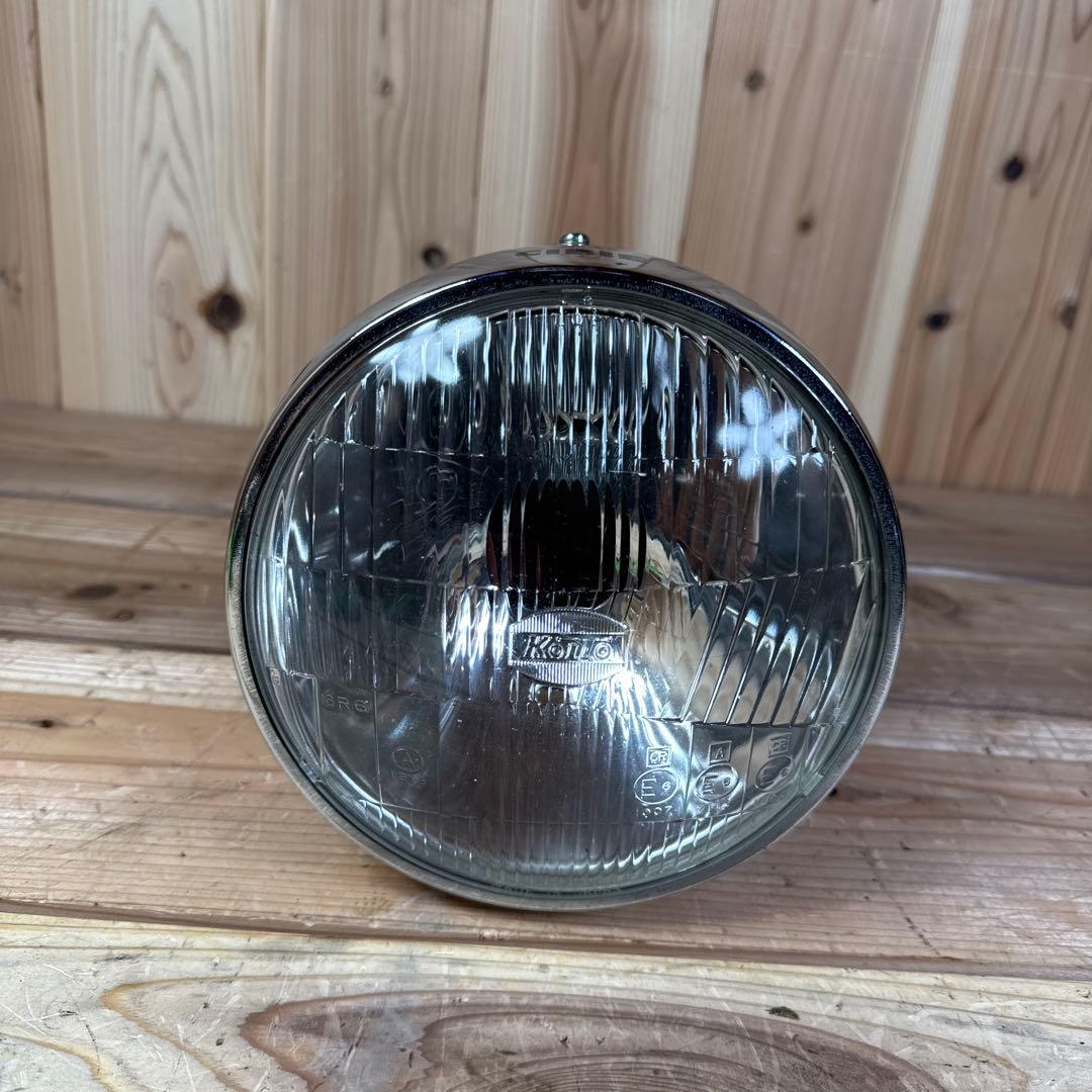 【希少当時物】CIBIE シビエ　ヘッドライト　180パイ　メッキケース　ロゴ有