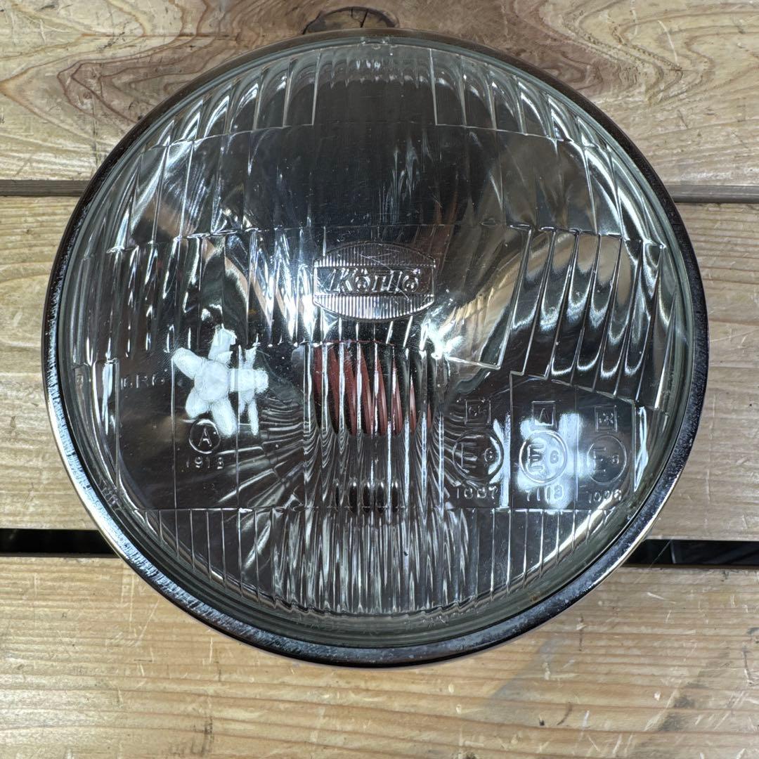 【希少当時物】CIBIE シビエ　ヘッドライト　180パイ　メッキケース　ロゴ有