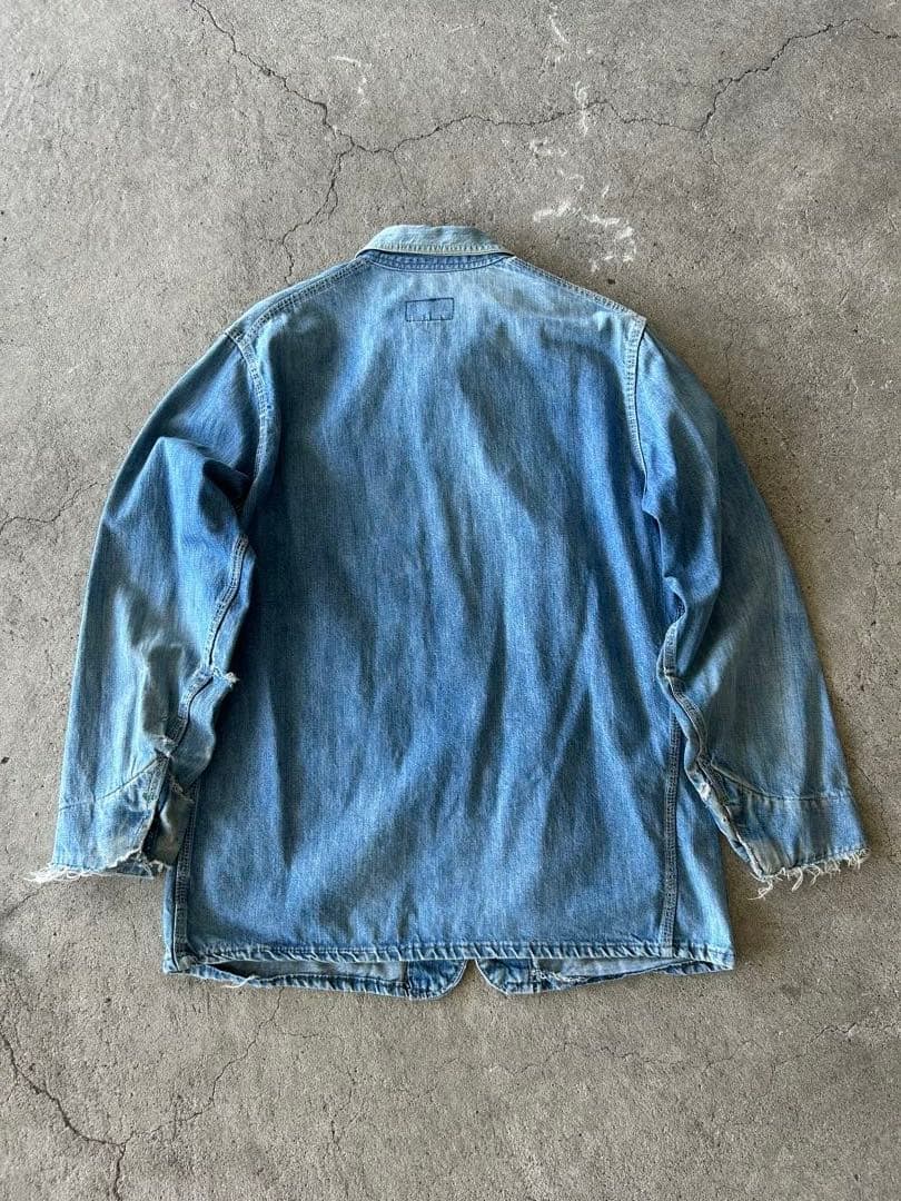 【vintage】 60~70s Oshkosh デニムカバーオール ボロ