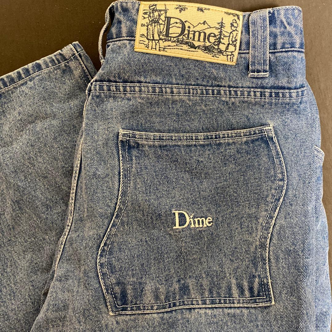 DimeバギーデニムパンツL