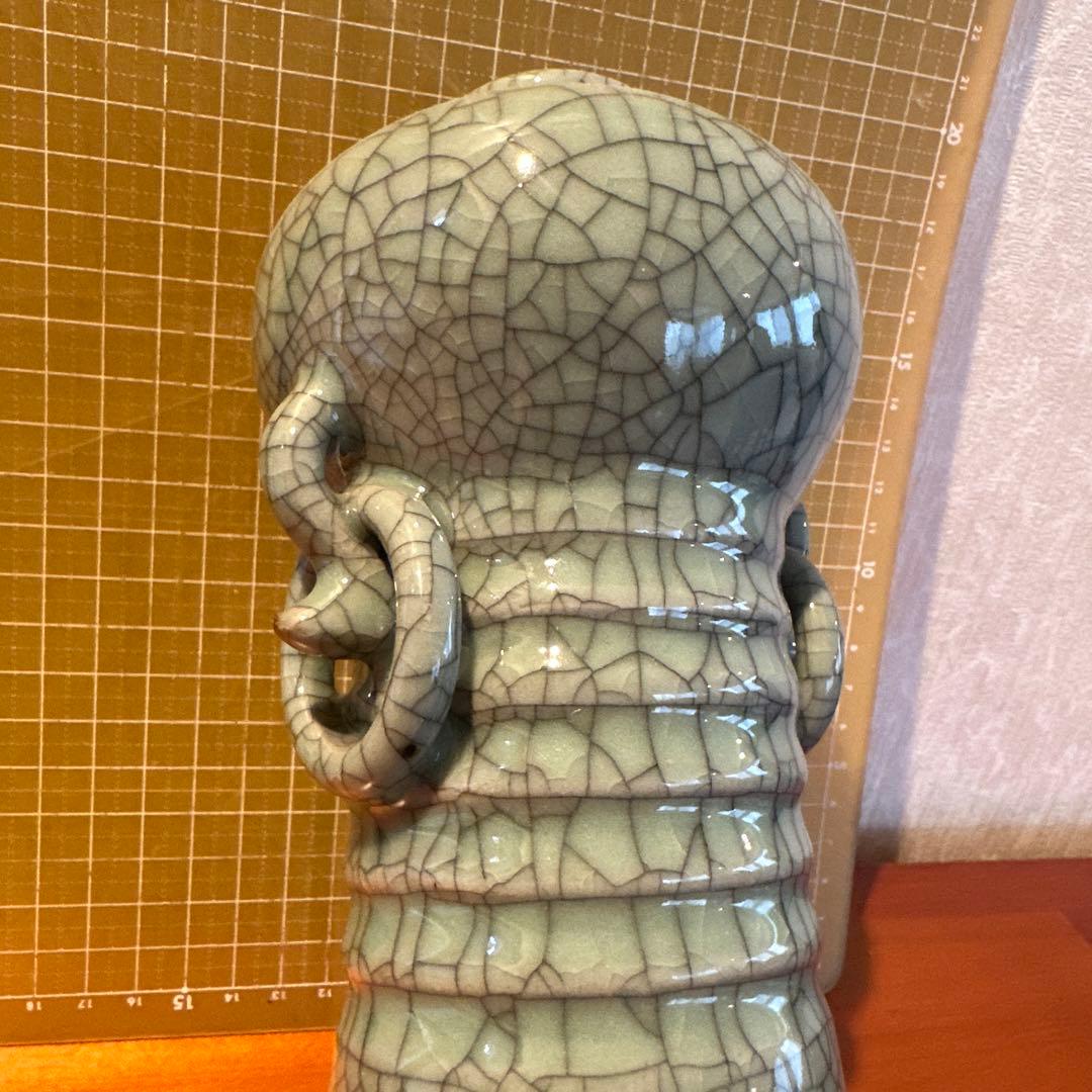 中国美術　哥窯(かよう) 花瓶です