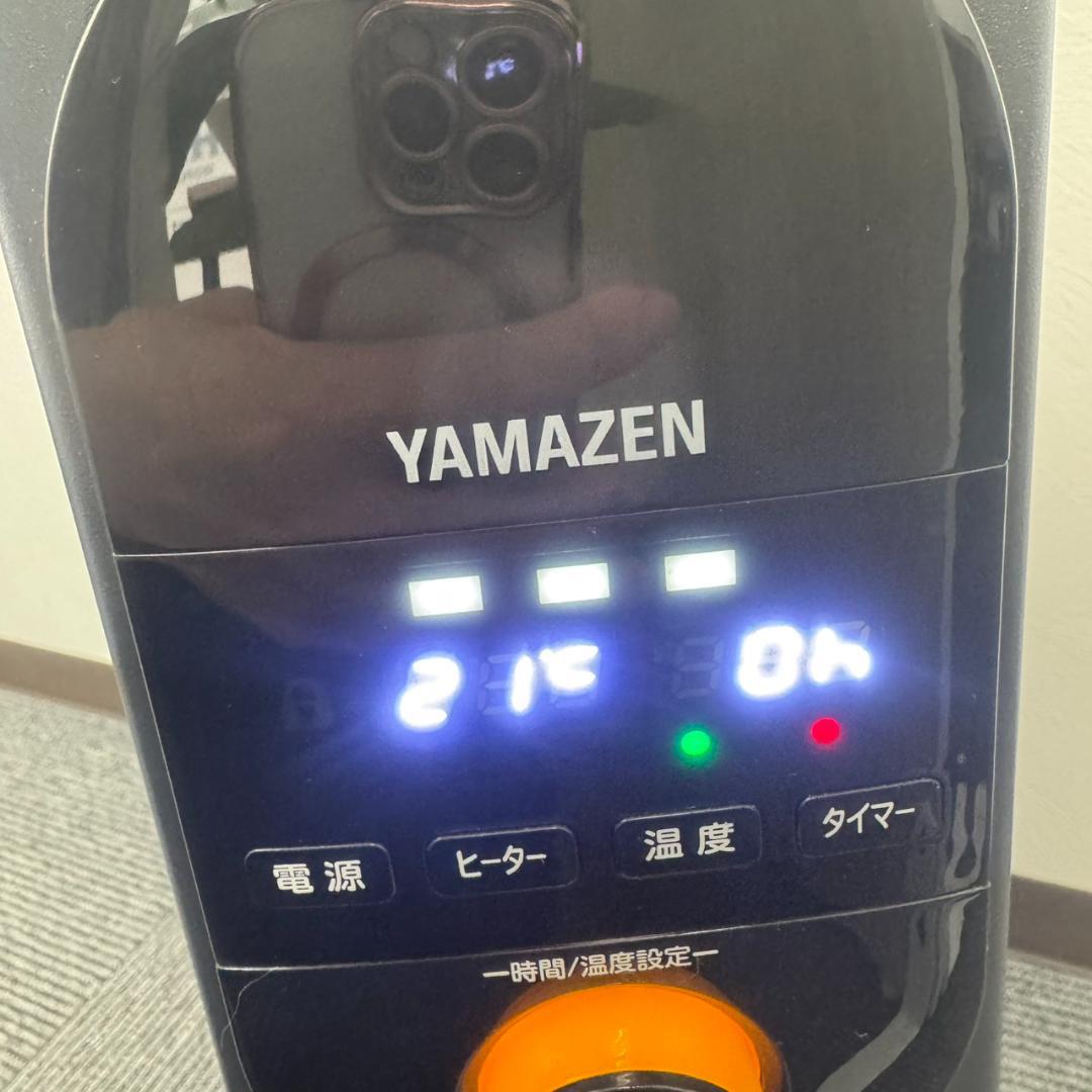 山善　23年製　YAMAZEN　オイルレスヒーター　中古　説明書なし