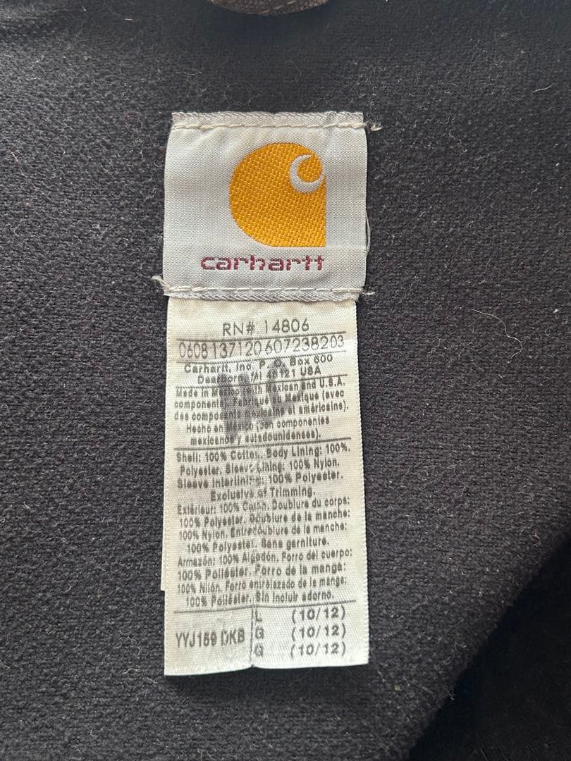 Carhartt ヴィンテージ アクティブジャケット ブラウン