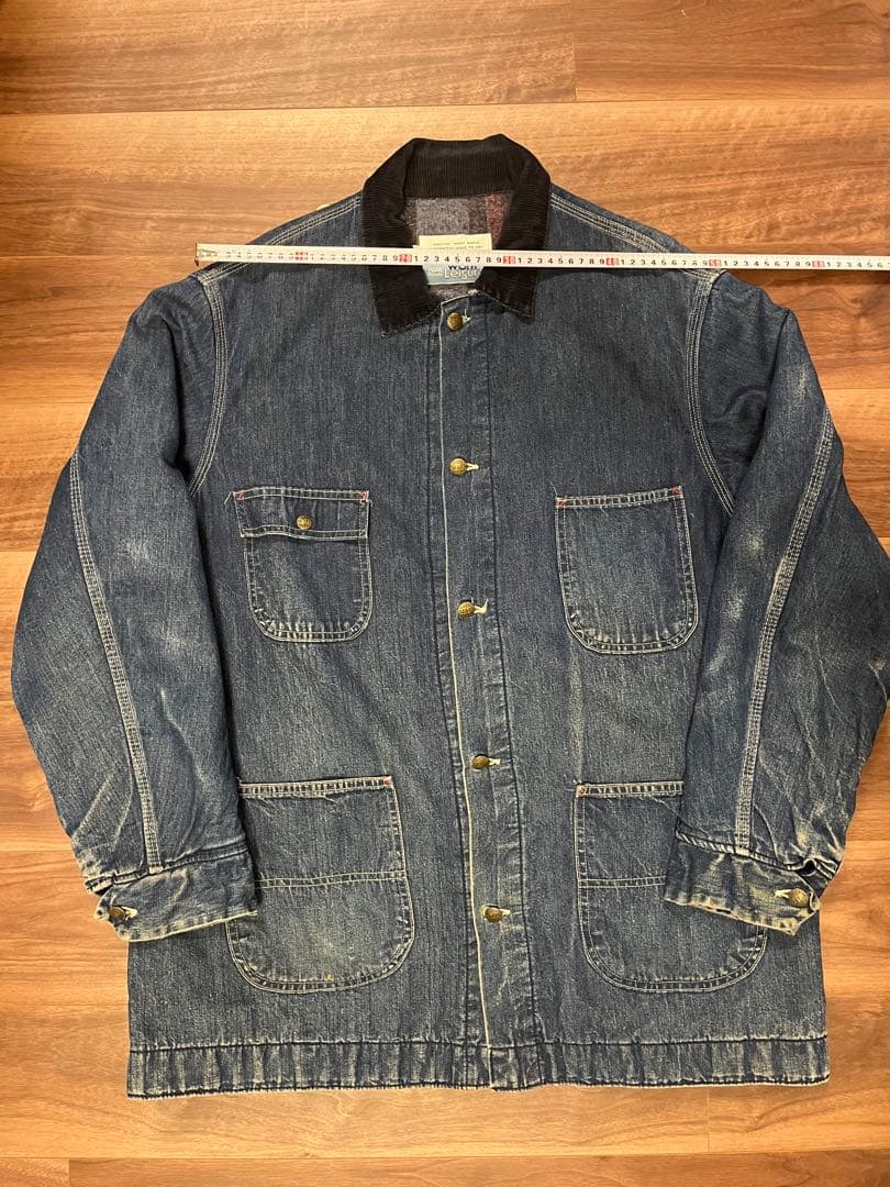 70s Sears work leisure USA デニム カバーオール XL