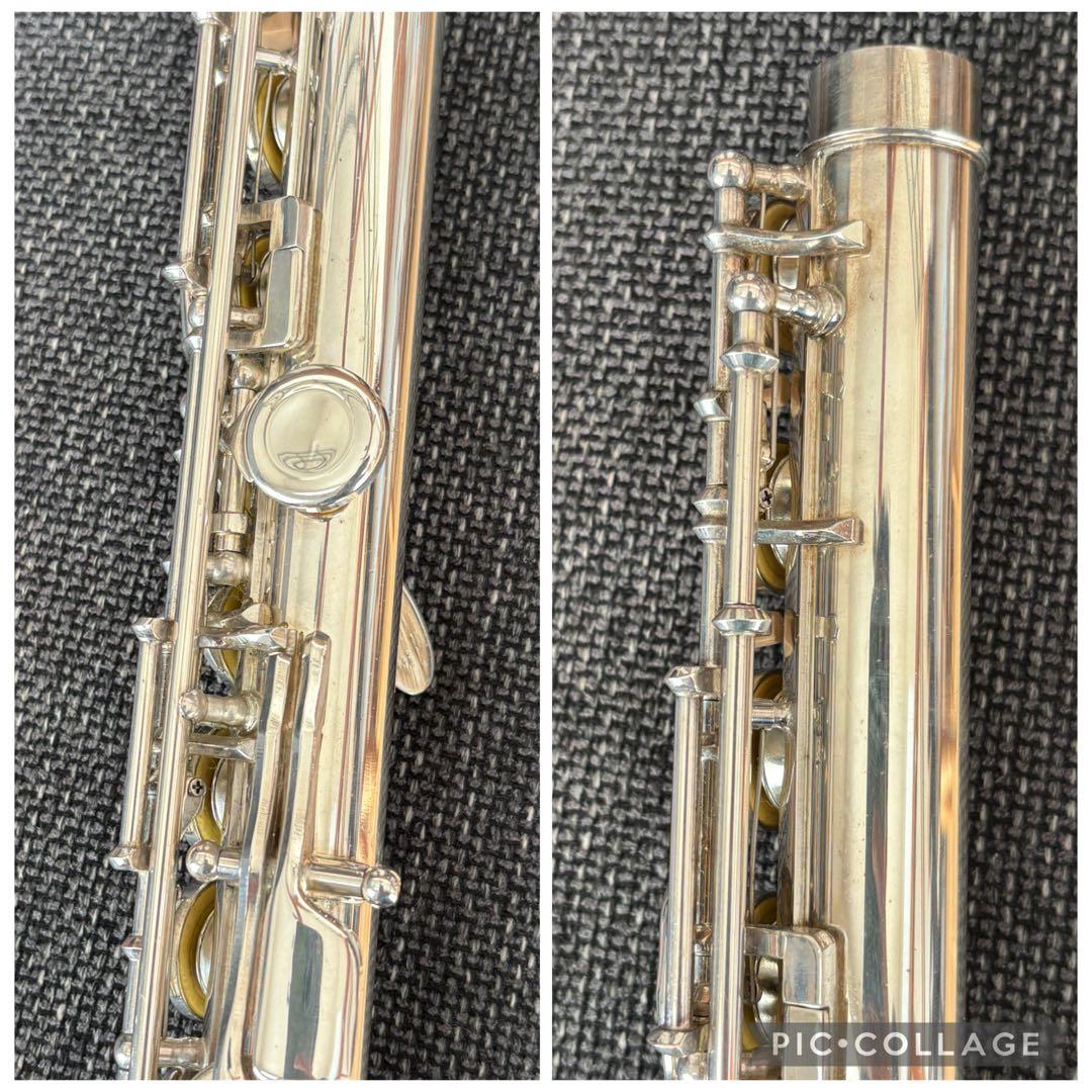 Pearl パールフルート リップ銀製 PF-521E ケース付 Eメカ付