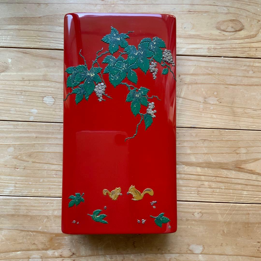 琉球漆器　硯箱