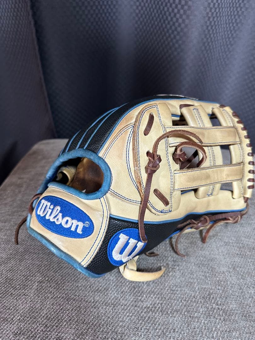 Wilson 軟式グローブ ベージュ/黒
