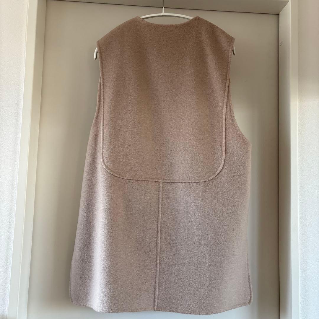 MACHATT リバーウールベスト　ベージュ