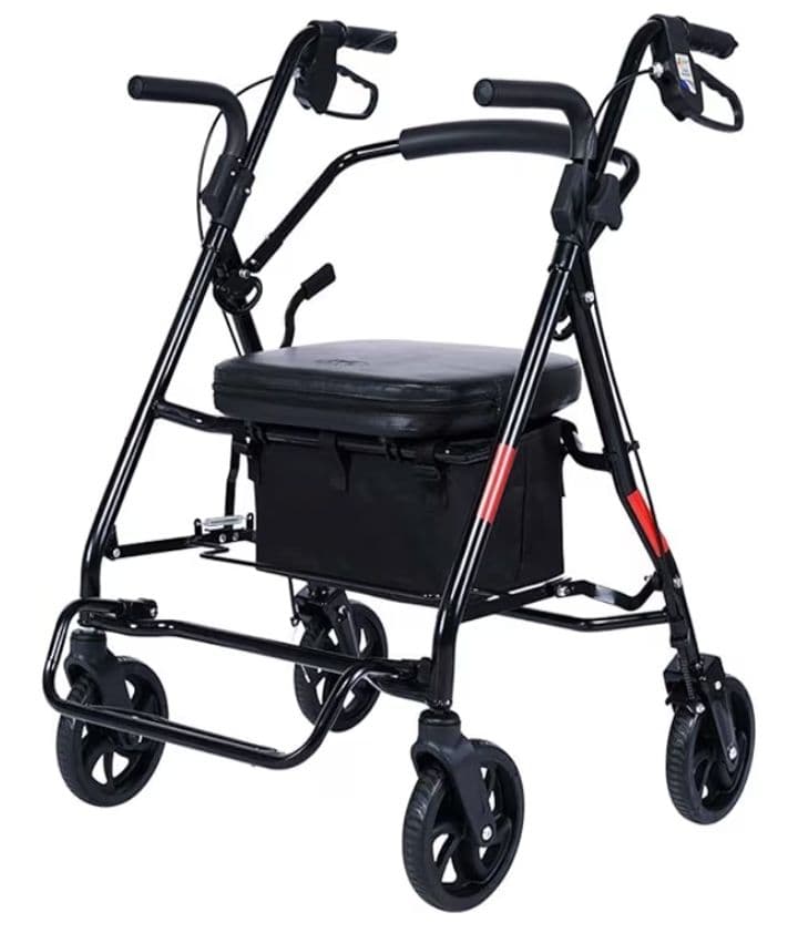 歩行器 シルバーカー 折畳み 軽量コンパクト スチール製 高さ調節可能 つ354