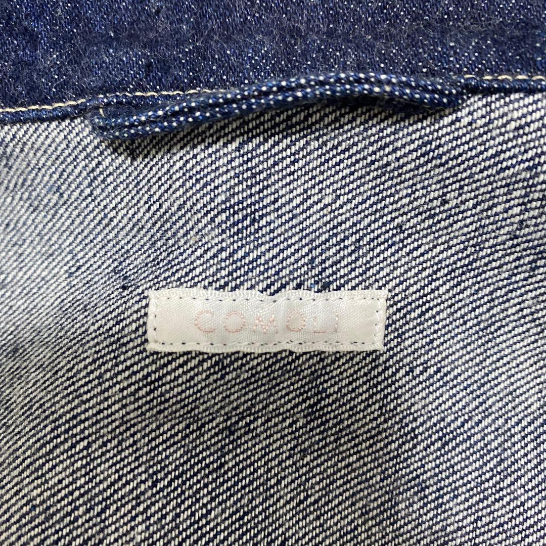 [極美品]23SS COMOLI デニムジャケット サイズ3 ネイビー コモリ