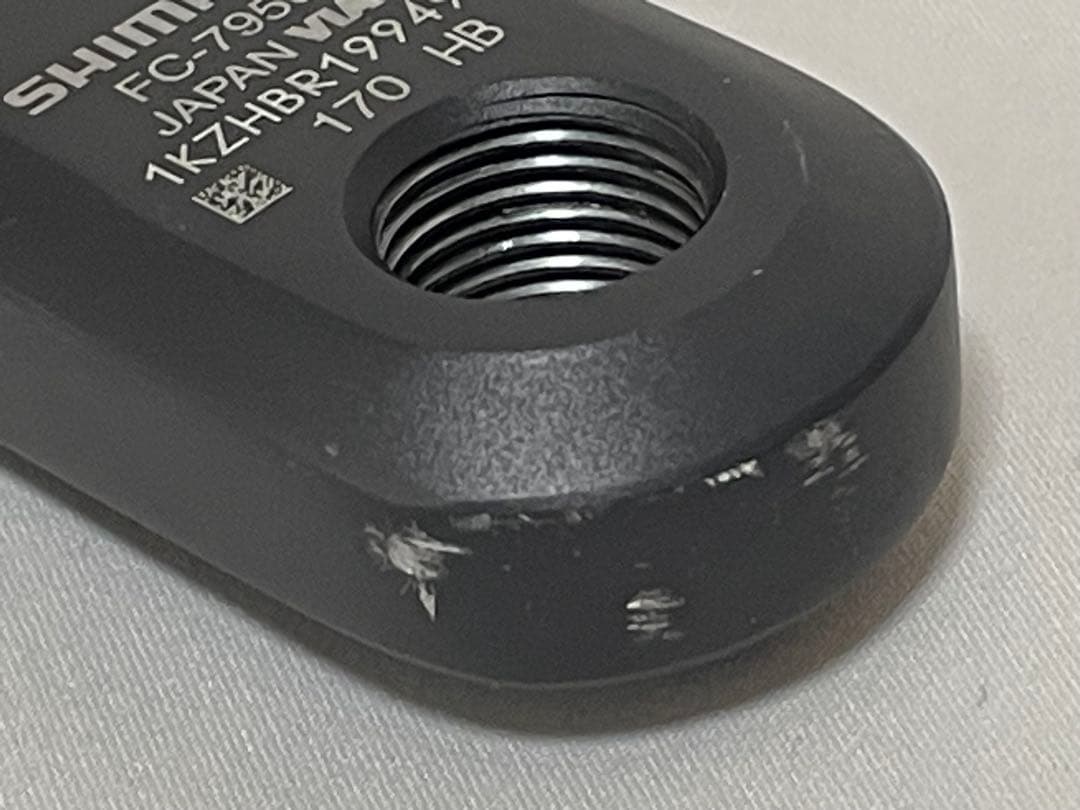 シマノDURA－ACEクランクセット「FC－7950」中古品