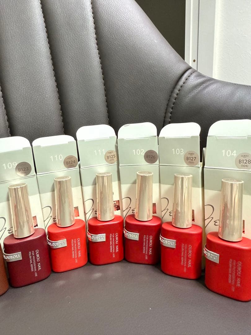 ☆新品未使用☆赤・オレンジ系16色セット◇カラーチャート付き！