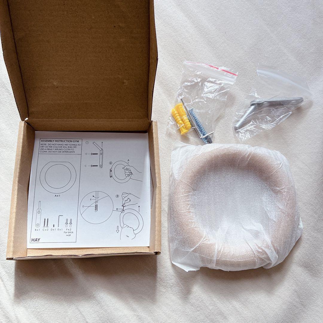 【a.r.z】HAY ヘイ GYM HOOK ナチュラル Mサイズ 廃盤