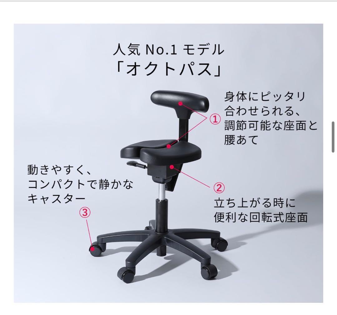 【未使用】 ayur-chair オクトパス姿勢矯正チェア