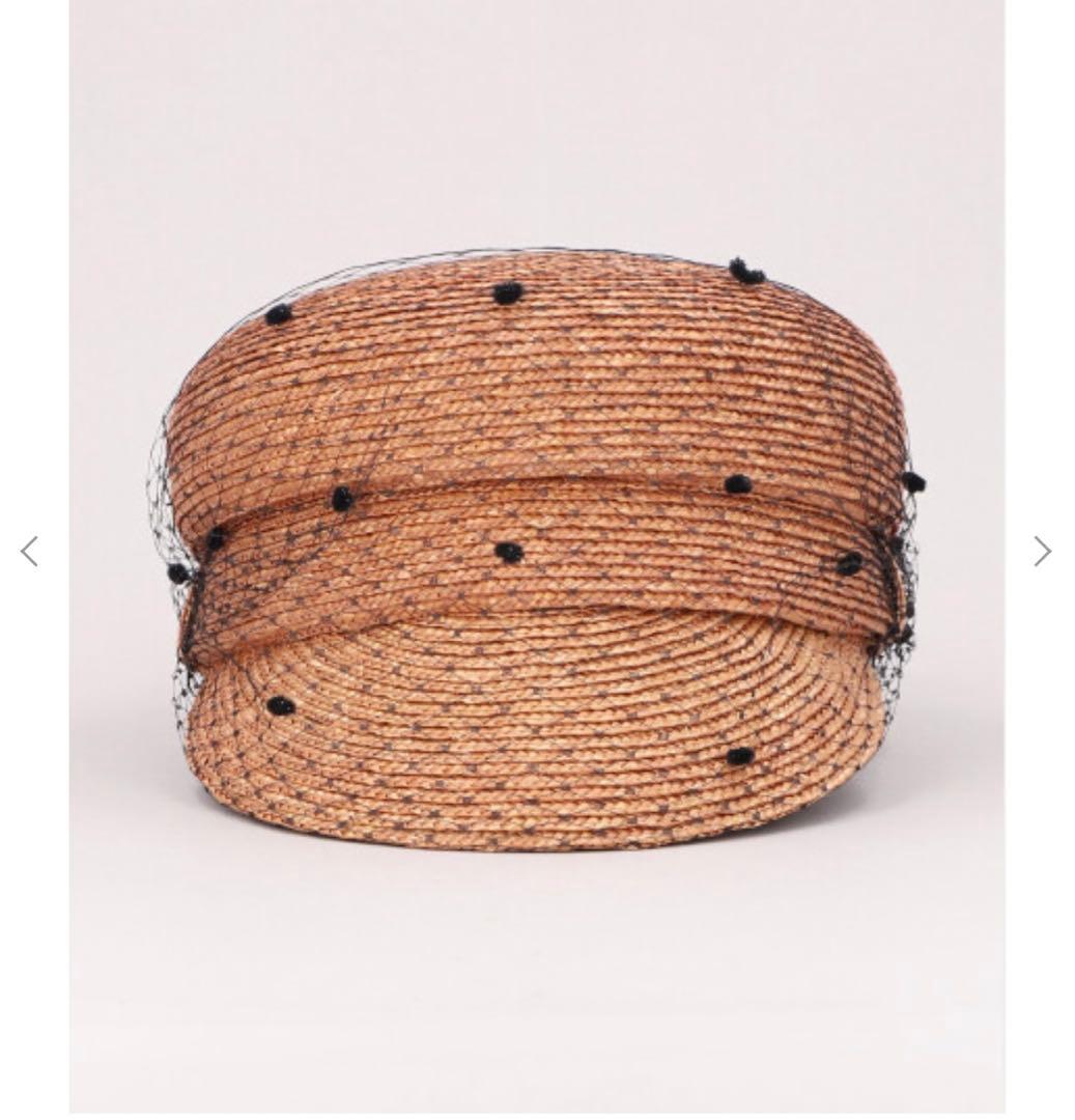 CA4LA カシラ キャスケット チュール 麦わら帽子　SUMMERSONG