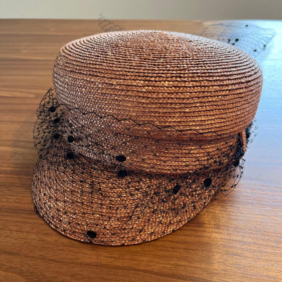 CA4LA カシラ キャスケット チュール 麦わら帽子　SUMMERSONG