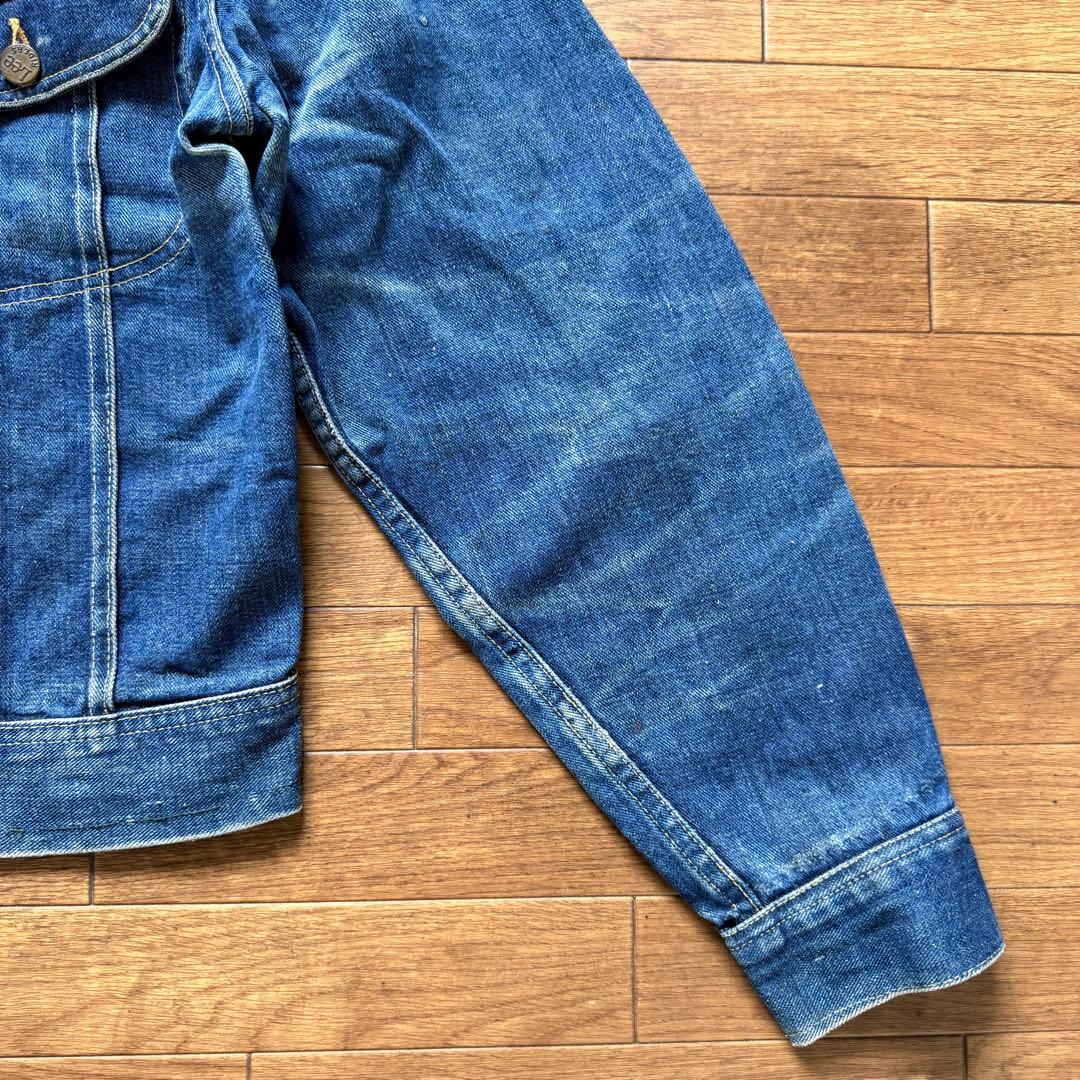 ペンキ 雰囲気◎ 60s Lee 101-j デニムジャケット ビンテージ