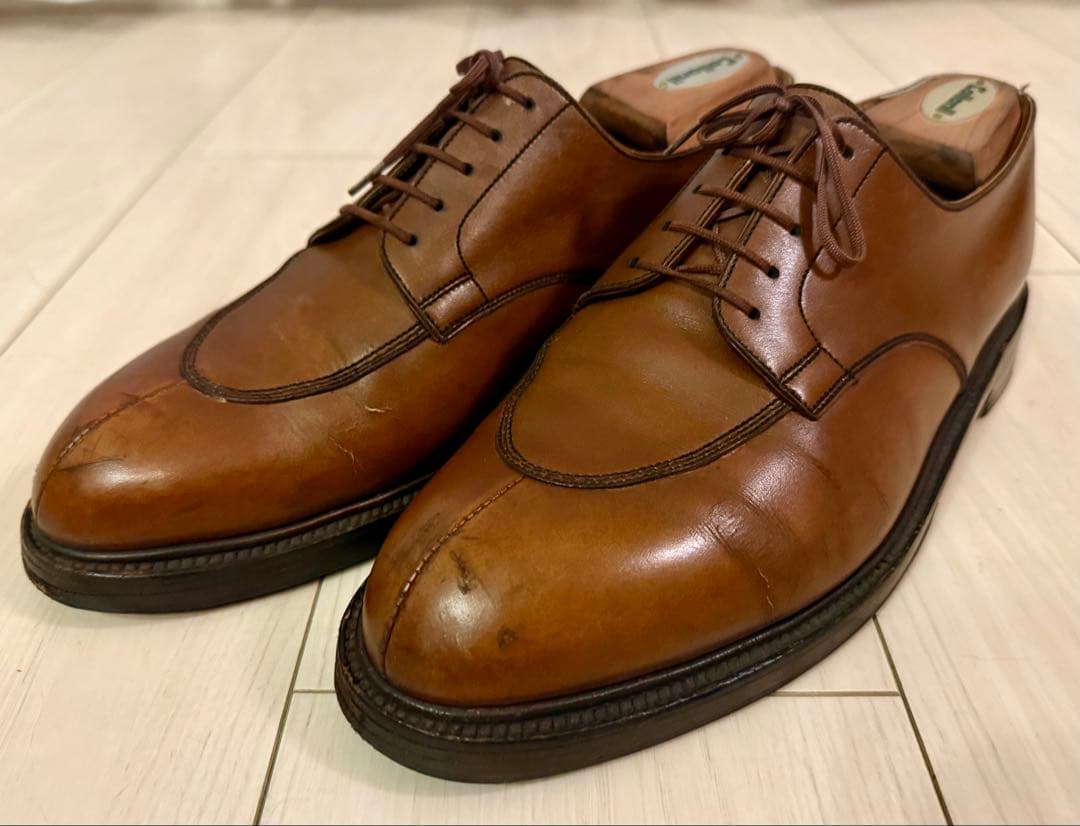 JMウエストン ハーフハント　Uチップ ブラウン 茶 シューズ