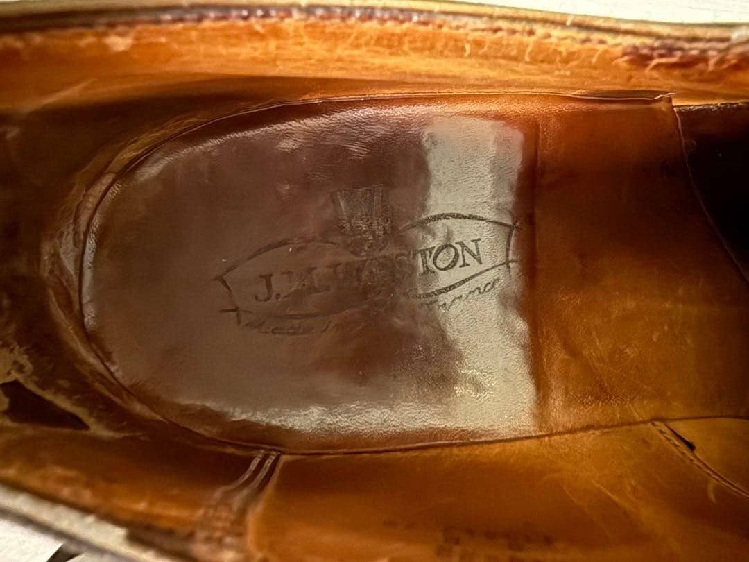 JMウエストン ハーフハント　Uチップ ブラウン 茶 シューズ