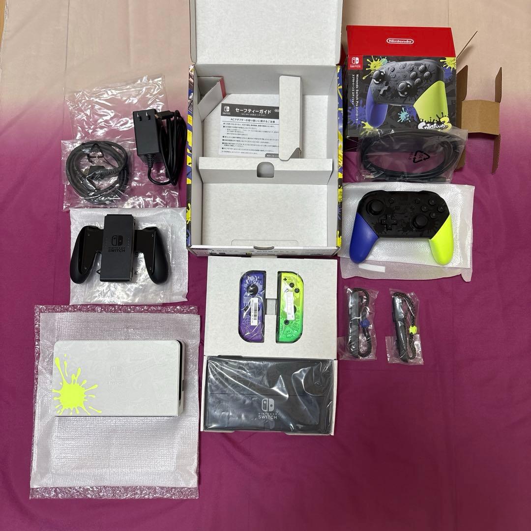 NintendoSwitchスプラトゥーン3モデル スプラ3プロコン付