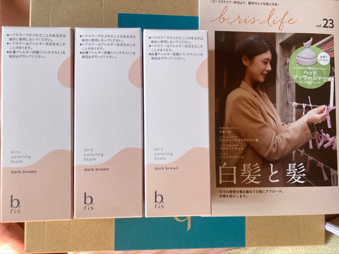 ビーリス　エアリーカラーリングフォームダークブラウン