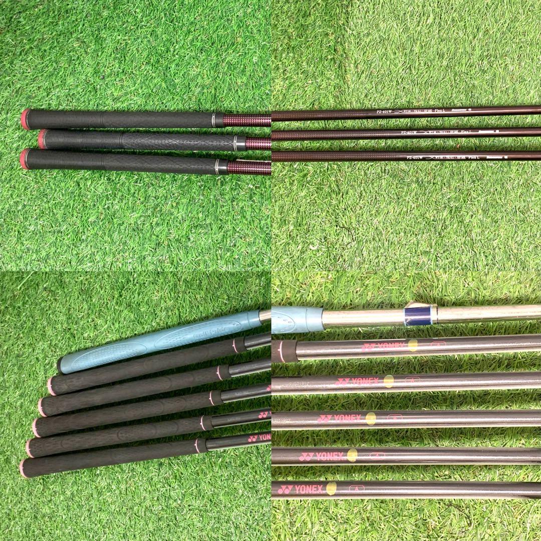 希少ミニー＆SRIXONバッグ付 ブリヂストン PHYZ レディースゴルフセット