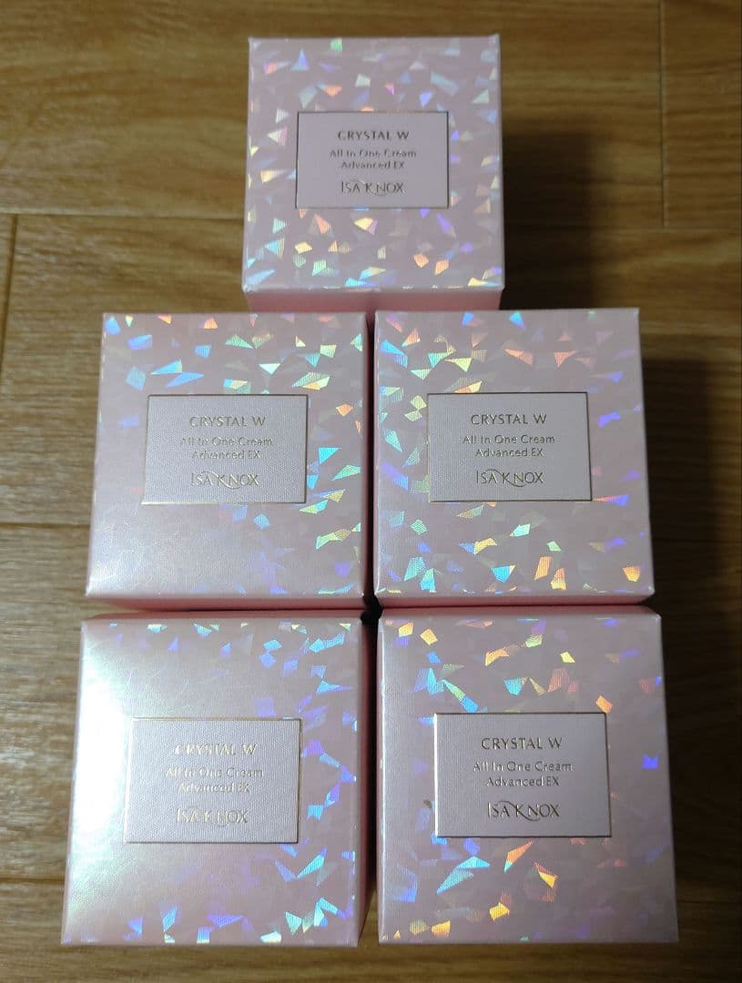 イザノックス　クリスタル W モイスチャークリーム 50ml×5個セット