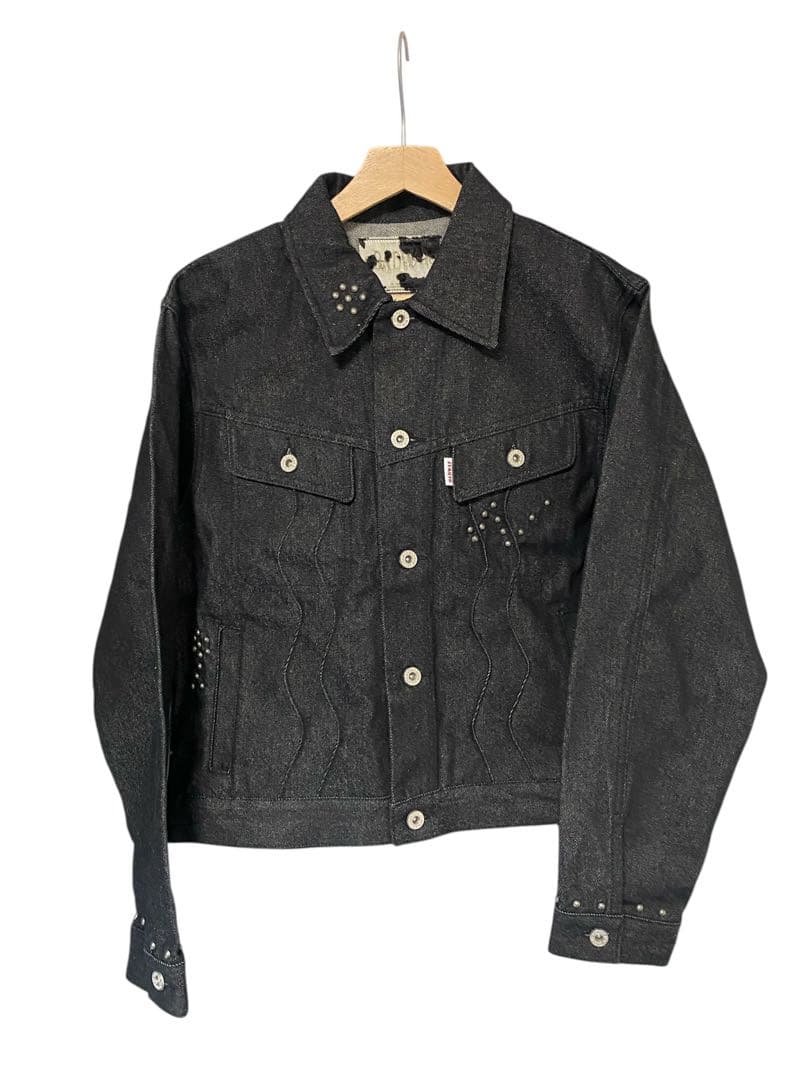 Badway スタッズデニムジャケット　L