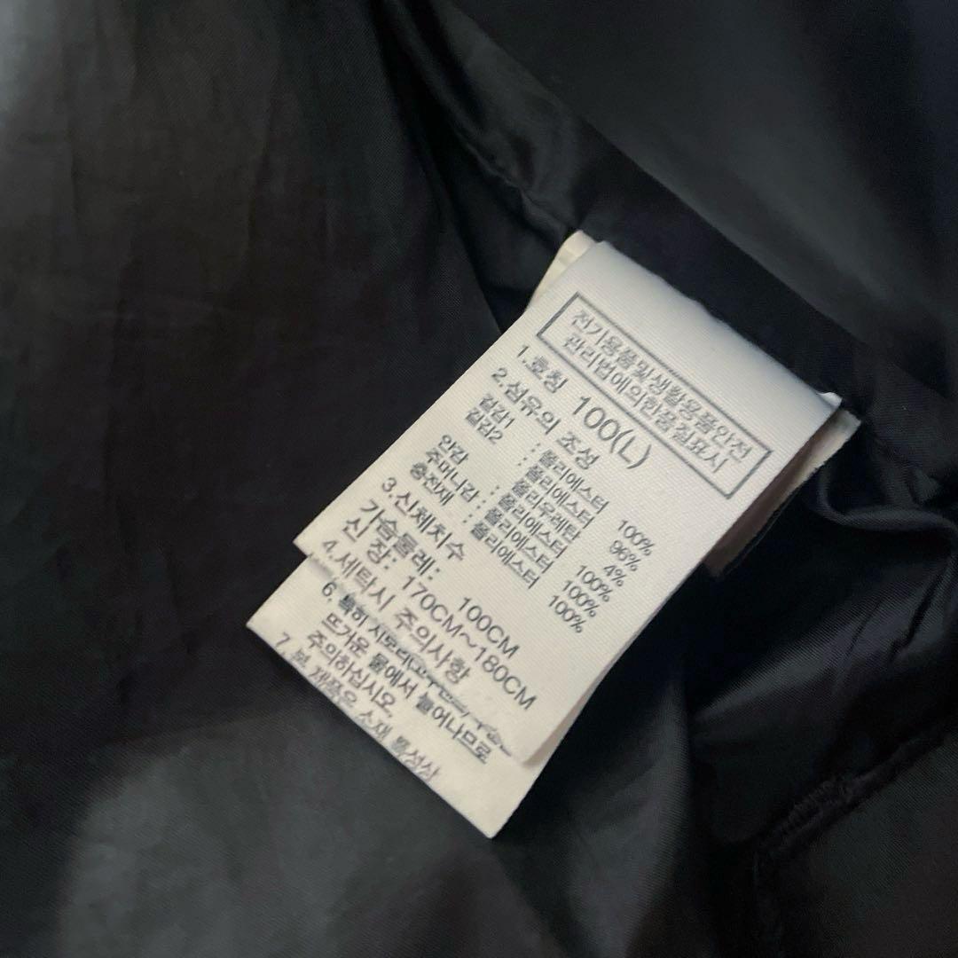 Lノースフェイス黒ブラックボンバーダウンジャケット