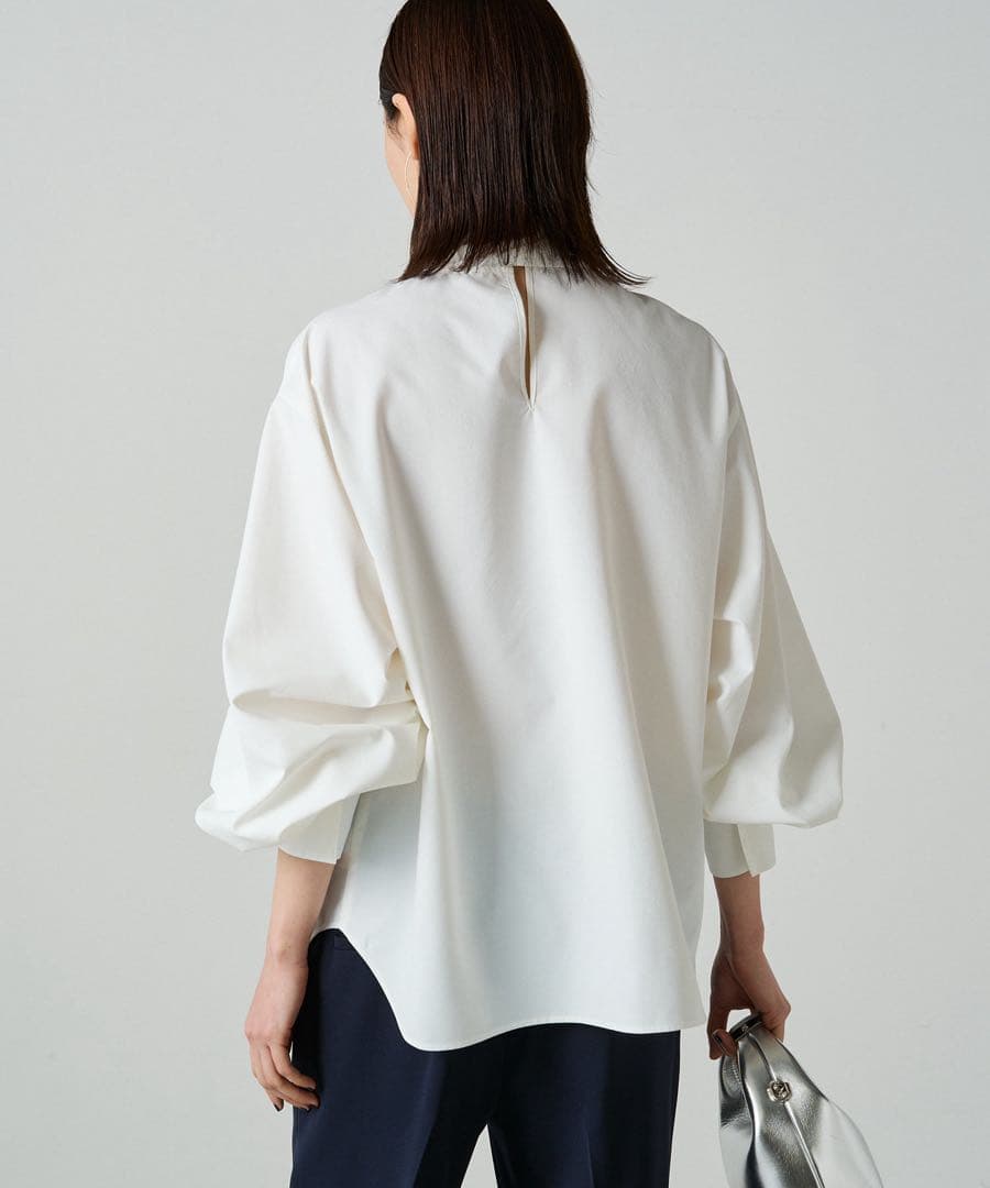 【Atelier N°5/アトリエヌメロサンク】タイプライターボウタイブラウス