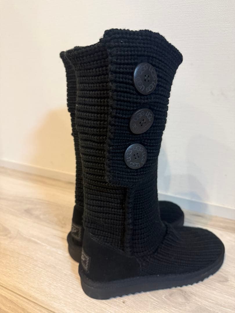 UGG ニットブーツ 黒