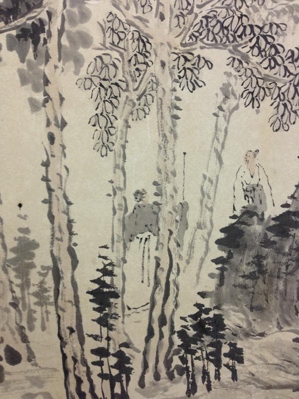 ★古美術！　木戸竹石　水墨山水　文人画