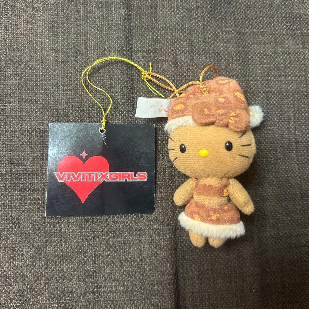 【激レア】2001年代 VIVITIX 日焼けハローキティサンタマスコット