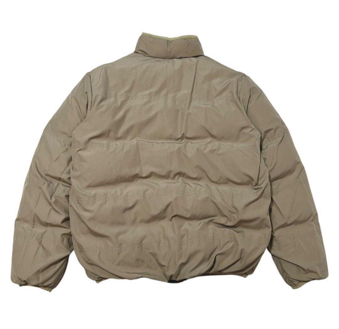 (1月末まで出品 )NIKE リバーシブルダウンジャケット カーキ/ベージュ L
