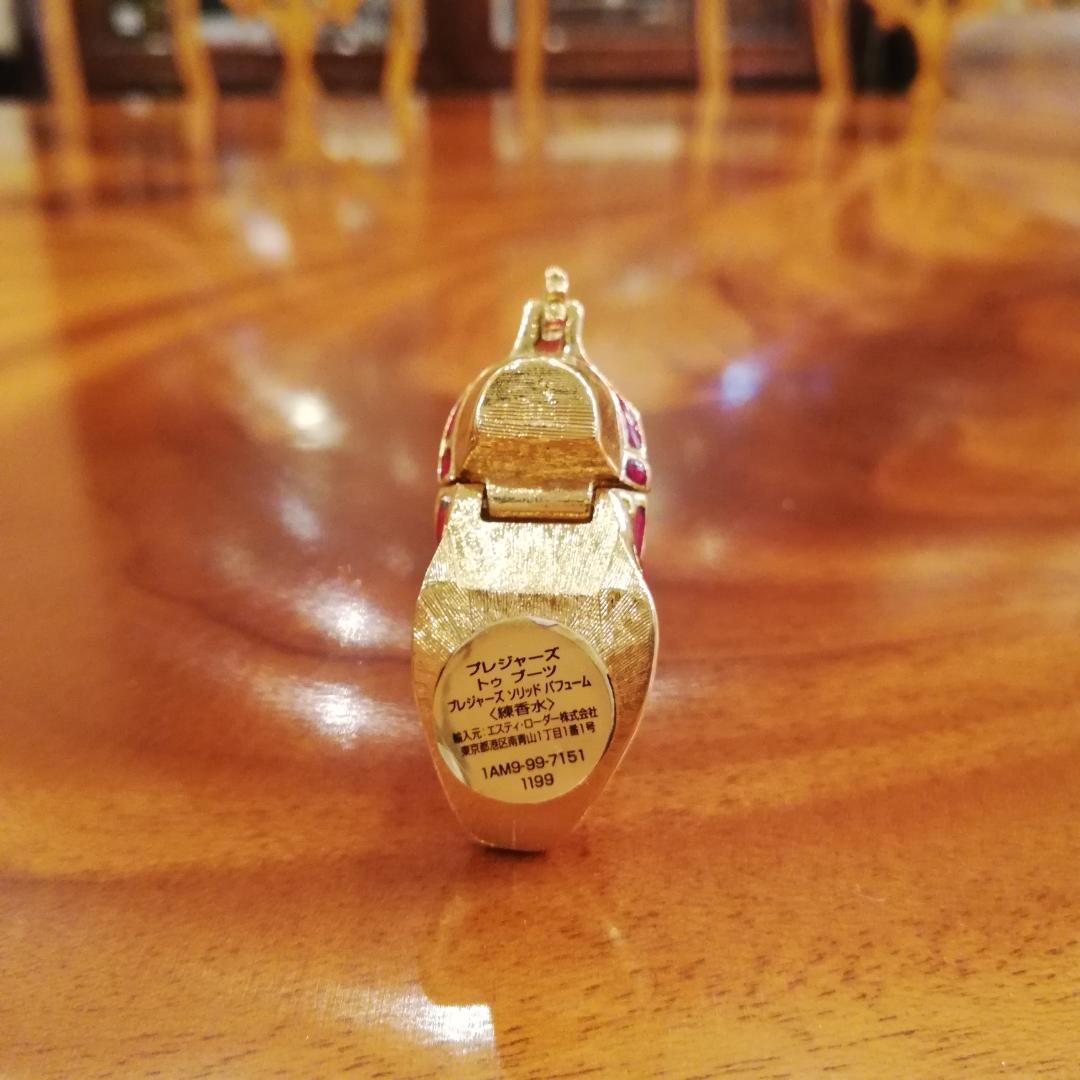 希少♠ESTEE LAUDE　練香水　トゥブーツ