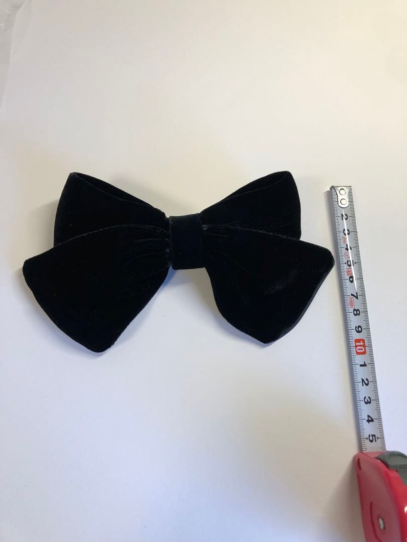 アレクサンドルドゥパリ　ベロアリボンバレッタ 濃紺カラー