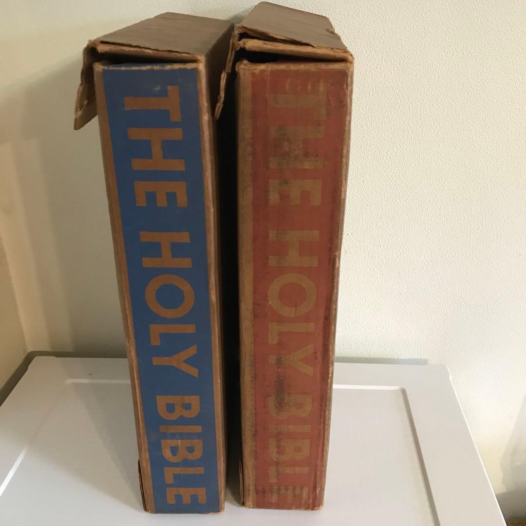 ビンテージ　HOLY BIBLE 聖書　2冊セット