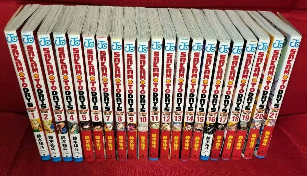 ★サカモトデイズ１巻～２１巻最新刊までの全巻セット＋ポストカード６枚付き