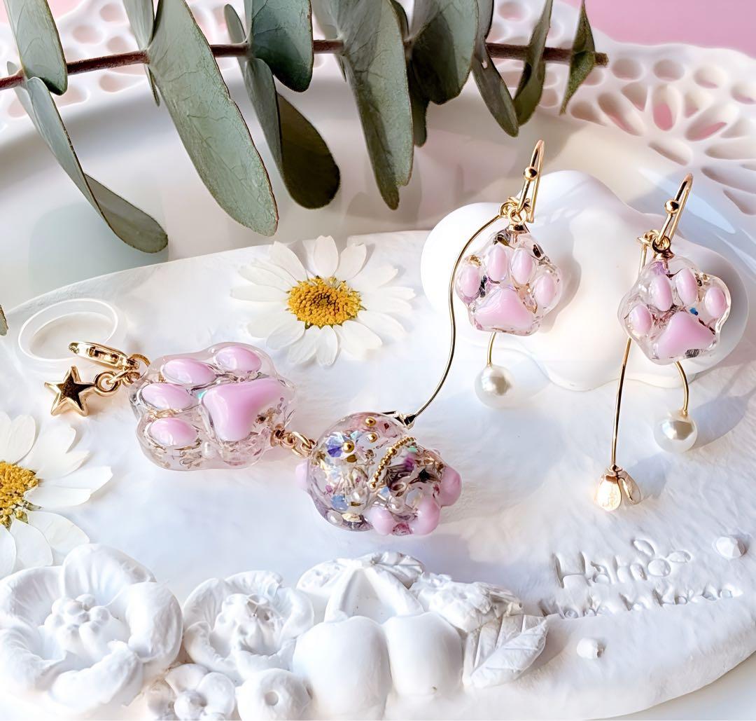 kikiさま専用レジンキーホルダー　うさぎ、いぬ、ひつじ3点セット