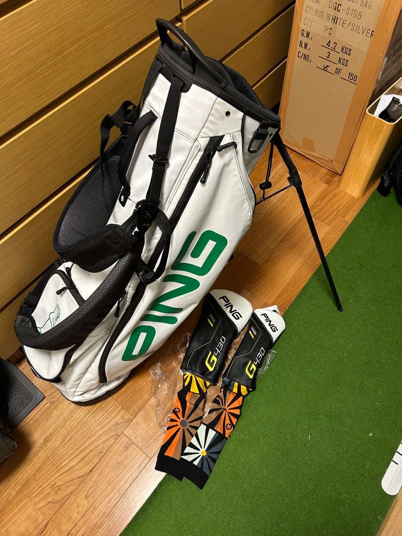 PING ピン スタンドキャディバッグ　g430 スタンス ヘッドカバー　セット