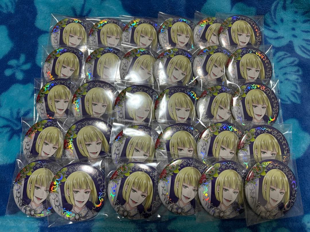 ツイステ　ルーク　缶バッジ　バースデー　プラチナジャケット　纏め売り