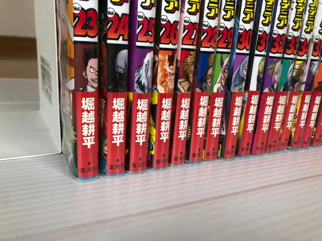 美品　僕のヒーローアカデミア　全巻　初版　帯　特典　ペーパー　ポストカード
