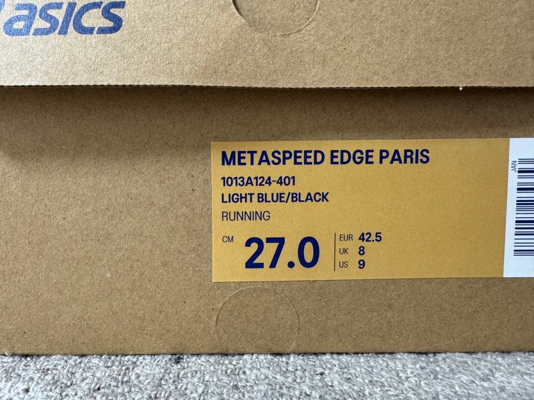 【新品未使用】 27.0㎝ asics メタスピードエッジパリ